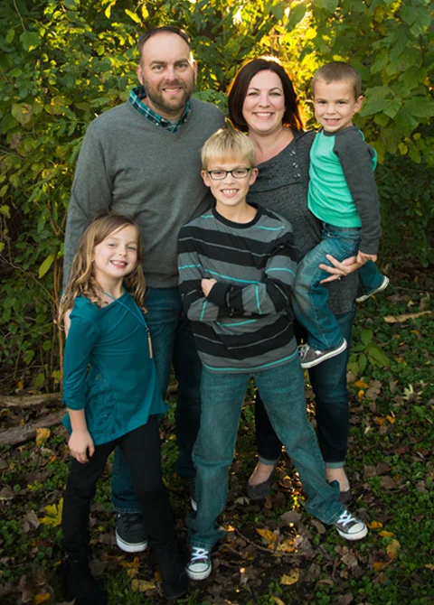 Dr. Jeff Hoekstra, D.C. with his family