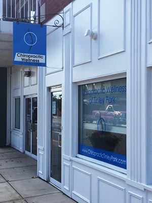 Our office on Oak Park Ave at Chiropractic Wellness of Tinley Park