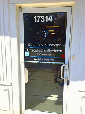 Front entrance at Chiropractic Wellness of Tinley Park